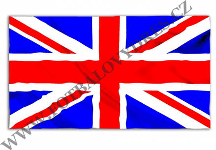 Velká Británie vlajka ANGLIE velká