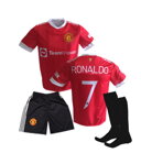 RONALDO fotbalový A3 komplet Manchester United 2022/2023 - dres + trenýrky + štulpny