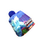 Zimní čepice Minecraft modrá 2