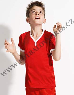 Dětský fotbalový dres Atletico Teamsport červený