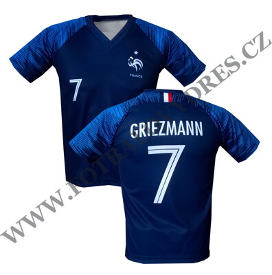 GRIEZMANN fotbalový dres Francie 2018/2019