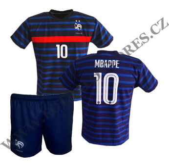 MBAPPE fotbalový A2 komplet Francie 2021/2022 - dres trenýrky