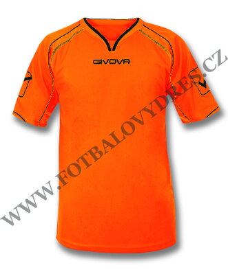 Fotbalový dres Givova Capo oranžový akce
