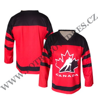 KANADA hokejový dres CANADA červený 2