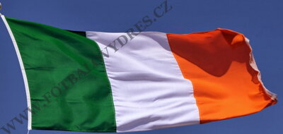 IRSKO velká vlajka IRELAND