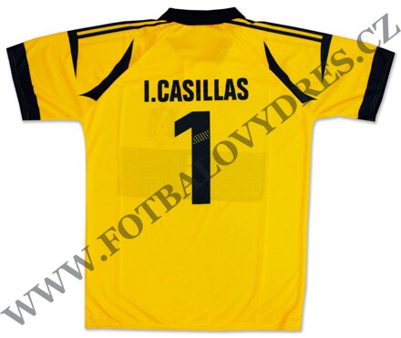 Fotbalový dres CASILLAS žlutý akce!