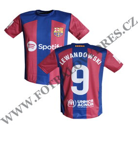 LEWANDOWSKI fotbalový dres Barcelona 2023/2024