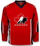 KANADA hokejový dres CANADA červený s vlastním potiskem