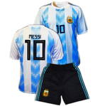 MESSI fotbalový A2 komplet Argentina - dres + trenýrky