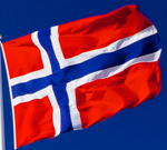 NORSKO vlajka velká