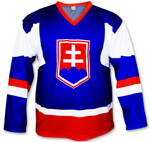 Slovensko modrý hokejový dres s vlastním potiskem