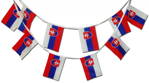 SLOVENSKO výzdobné vlaječky 