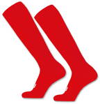 Fotbalové štulpny ponožky SOLS TEAMSPORT SOCCER - červené red