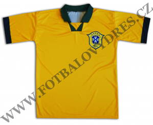 Fotbalový dres BRAZÍLIE čistý 