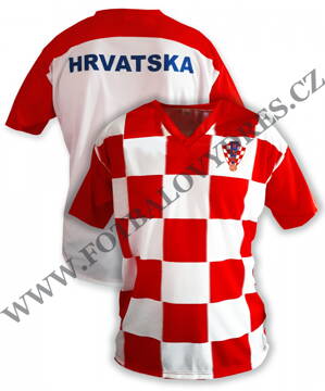 Fotbalový dres Chorvatsko s vlastním jménem a číslem