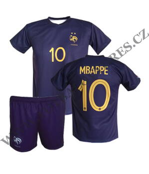 MBAPPE fotbalový A2 komplet Francie 2022/2023 - dres trenýrky