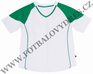 Fotbalový dres zn.James Nicholson Team - barva bílá/zelená