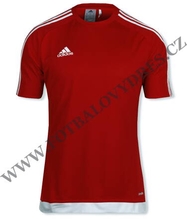 Fotbalový dres Adidas climalite - red červený