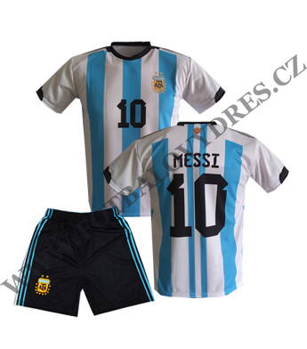 MESSI fotbalový A2 komplet Argentina 2023 - dres + trenýrky