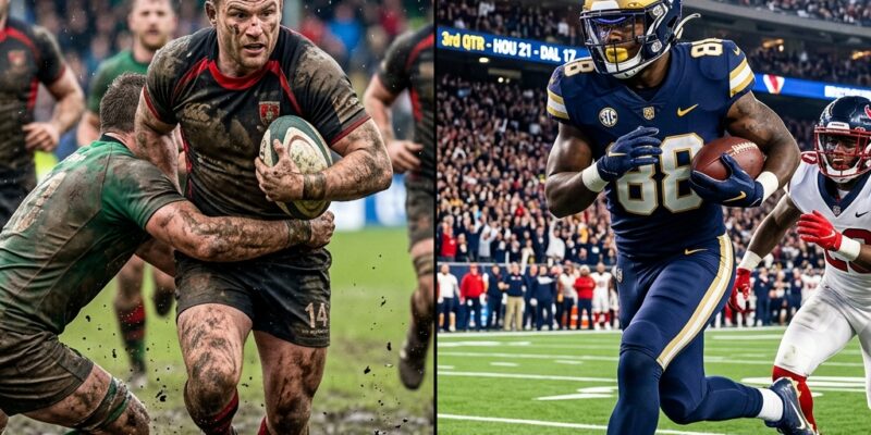 Rugby vs americký fotbal: Klíčové rozdíly, které musíš znát