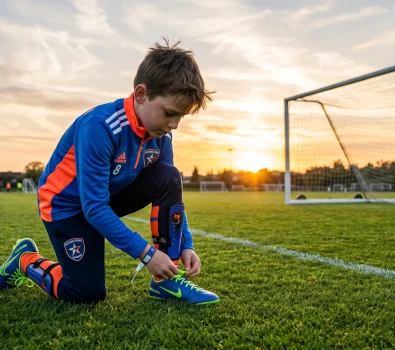 Oblečení a výbava pro malého fotbalistu — Průvodce rodiče | FotbalovýDres.cz Oblečení a výbava pro malého fotbalistu — Průvodce rodiče | FotbalovýDres.cz (Obrázek vygenerovaný umělou inteligencí)